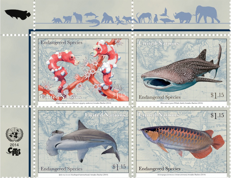 Illustration for article titled The Art on These Endangered Species Stamps Is Incredible